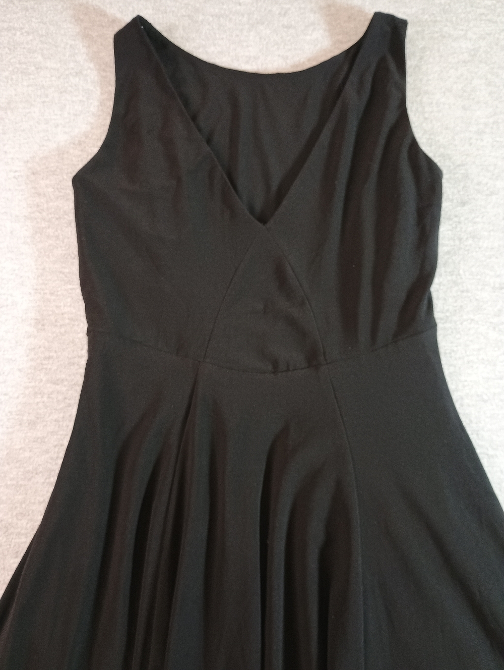 Lauren Ralph Lauren Women's Size 6 Classic Black Sleeveless Fit-and-Flare Dress - Picture 2 of 9